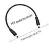 GGIPOWY 3-Pcs 1ft DC 5.5mm x 2.5mm Male to Male Power Extension Cable, 14AWG 12V 24V DC Power Cord for CCTV Camera,Solar Monitor, Solar Panels view 4