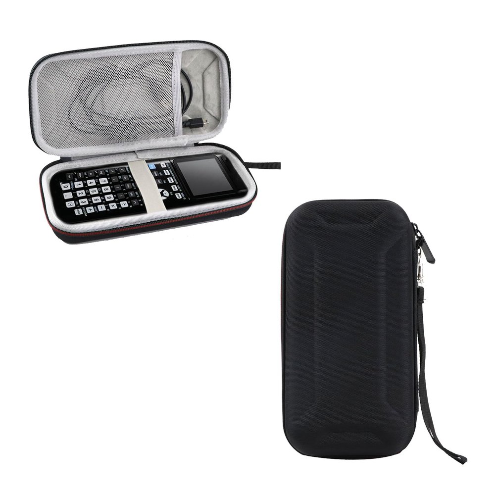 ZLiT TI-84 Plus Calculators Case for Texas Instruments TI-84 Plus Graphing Calculators Hard Carrying Protective Storage Bag Box