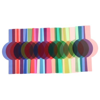 20Pcs Light Filter for Camera Flash Practical Color Filters for Artistic Effects Photography Reliable Design for Enhanced Lens Effects