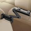 Auto Phone Dock - Adjustable Rotation Frame, Headrest Grip Arm | Steel Organizer with Seat Support for Kids Media Watching or Long Road Setup in SUV or Truck Cabin view 3