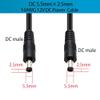 GGIPOWY 2-Pcs 6.6ft DC 5.5mm x 2.5mm Male to Male Power Extension Cable, 14AWG 12V 24V DC Power Cord for CCTV Camera,Solar Monitor, Solar Panels view 2