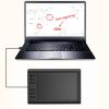 Bewinner Graphics Drawing Tablet 10 X 6 Inch Large Active Area, Drawing Tablet with 8192 Levels Pressure Sensitivity Pen and 12 Hot Keys for Paint Design Art Creation view 3