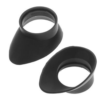 DECOMELODY 2pcs Microscope Eyepiece Hood Cap Protective Rubber Covers for Binoculars Telescope Birdwatching Sleeve Cap