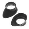 DECOMELODY 2pcs Microscope Eyepiece Hood Cap Protective Rubber Covers for Binoculars Telescope Birdwatching Sleeve Cap view 1