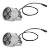 Cwmiibili 2X 4 Array LEDs Infrared Waterproof Night Vision IR Illuminator Light Fill Light DC 12V for Security Camera view 1