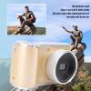 YUEHISY 4K Digital Camera, 64MP CMOS Sensor Compact Vlog Travel Camera for Photography, 3 Inch Flip Screen, 16X Digital Zoom, Wide Angle Lens (Gold) view 4