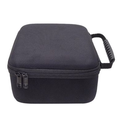 NUOBESTY Portable Electronics Organizer Storage Bag for Data Cables Black Waterproof Handle for Travel and Charger Accessories