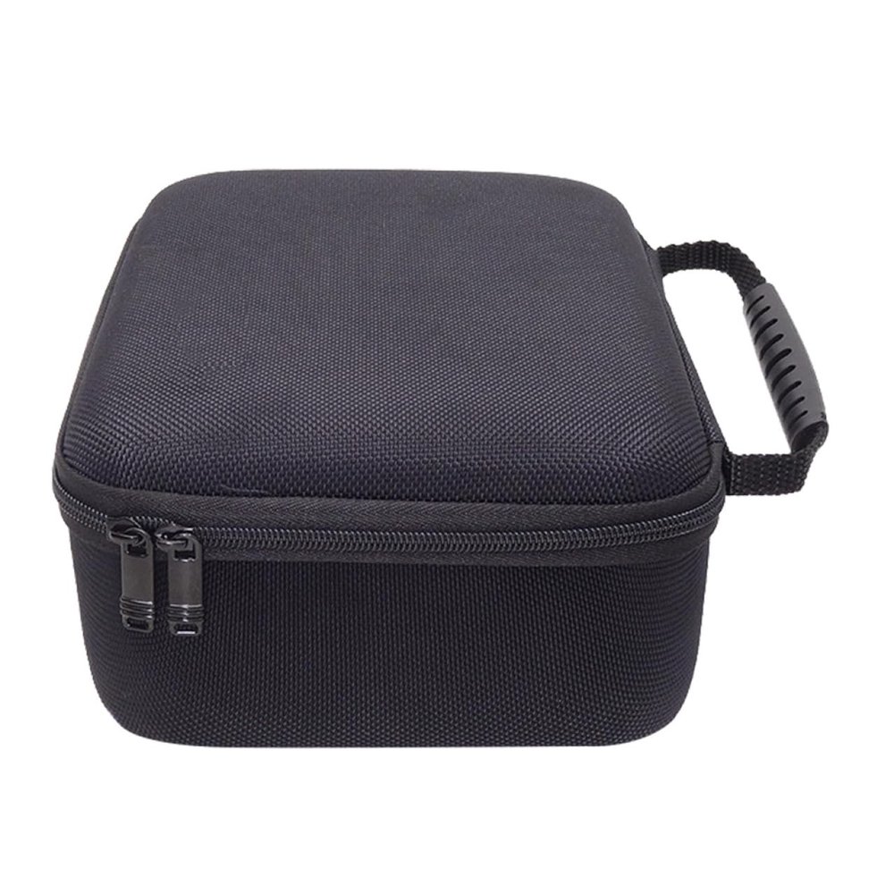NUOBESTY Portable Electronics Organizer Storage Bag for Data Cables Black Waterproof Handle for Travel and Charger Accessories