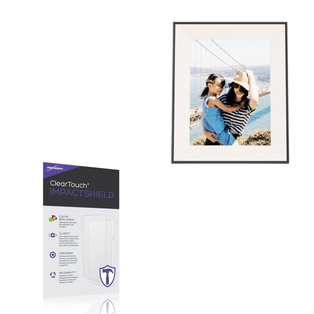 BoxWave Screen Protector Compatible with Aura Aspen - ClearTouch ImpactShield (2-Pack), Impenetrable Screen Protector Flexible Film