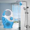 ASHATA AM FM Shower Radio Built in Speaker, Adjustable Volume, Portable Hanging Bathroom Radio with Rotating Knob for Easy Tuning view 2
