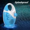 ASHATA AM FM Shower Radio Built in Speaker, Adjustable Volume, Portable Hanging Bathroom Radio with Rotating Knob for Easy Tuning view 4