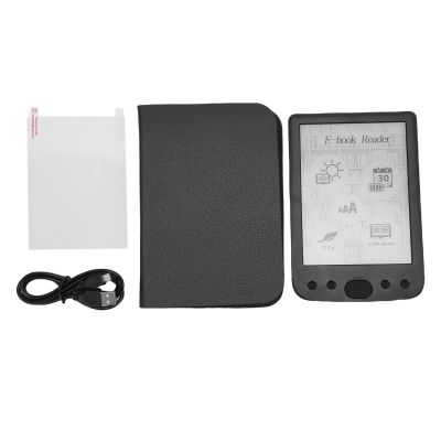Bewinner E Book Readers, 6 Inch Touchscreen Eye Friendly, Electronic Book Reader with Protective Case, Rich Functionality & Wide Compatibility, for Kids, Adults & Seniors (8G)