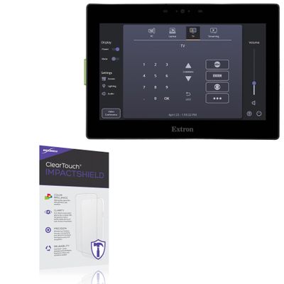BoxWave Screen Protector Compatible with Extron TLP Pro 725M (7 in) - ClearTouch ImpactShield (2-Pack), Impenetrable Screen Protector Flexible Film