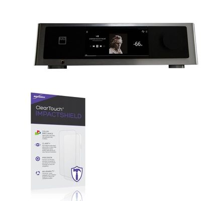 BoxWave Screen Protector Compatible with NAD M66 BluOS Streaming DAC-Preamplifier - ClearTouch ImpactShield (2-Pack), Impenetrable Screen Protector Flexible Film