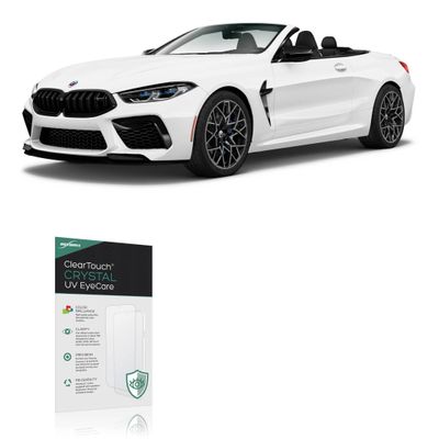 BoxWave Screen Protector Compatible With BMW 2025 M8 Competition Convertible Infotainment Display (12.3 in) - ClearTouch Crystal Anti-UV EyeCare (2-Pack), Filters out Harmful Blue Light Reduce Fatigue