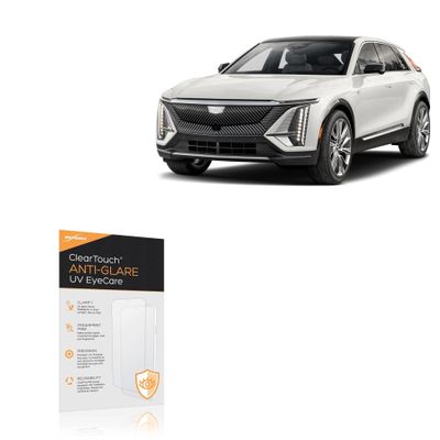 BoxWave Screen Protector Compatible with Cadillac 2024 Lyriq Display (33 in) - ClearTouch Anti-Glare Anti-UV EyeCare (2-Pack), Filters Out Harmful Blue Light Reduce Fatigue