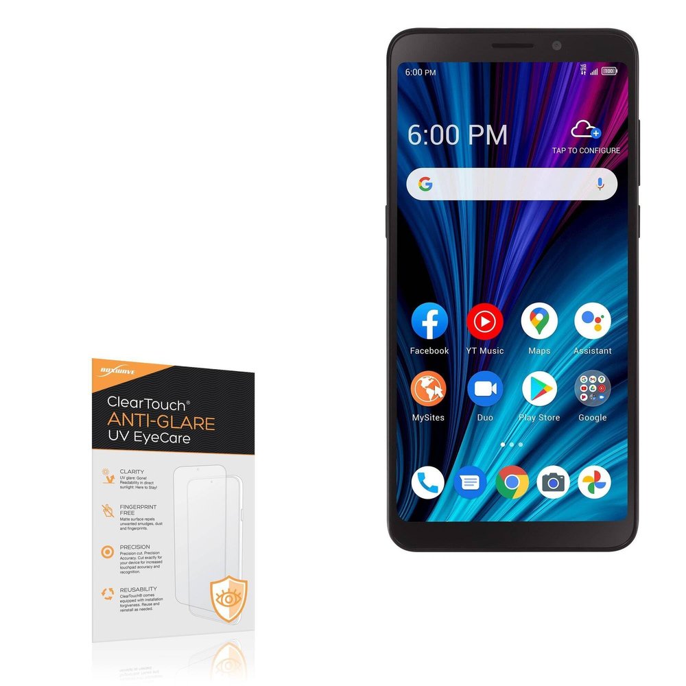 BoxWave Screen Protector Compatible With TCL A3X - ClearTouch Anti-Glare Anti-UV EyeCare (2-Pack), Filters out Harmful Blue Light Reduce Fatigue