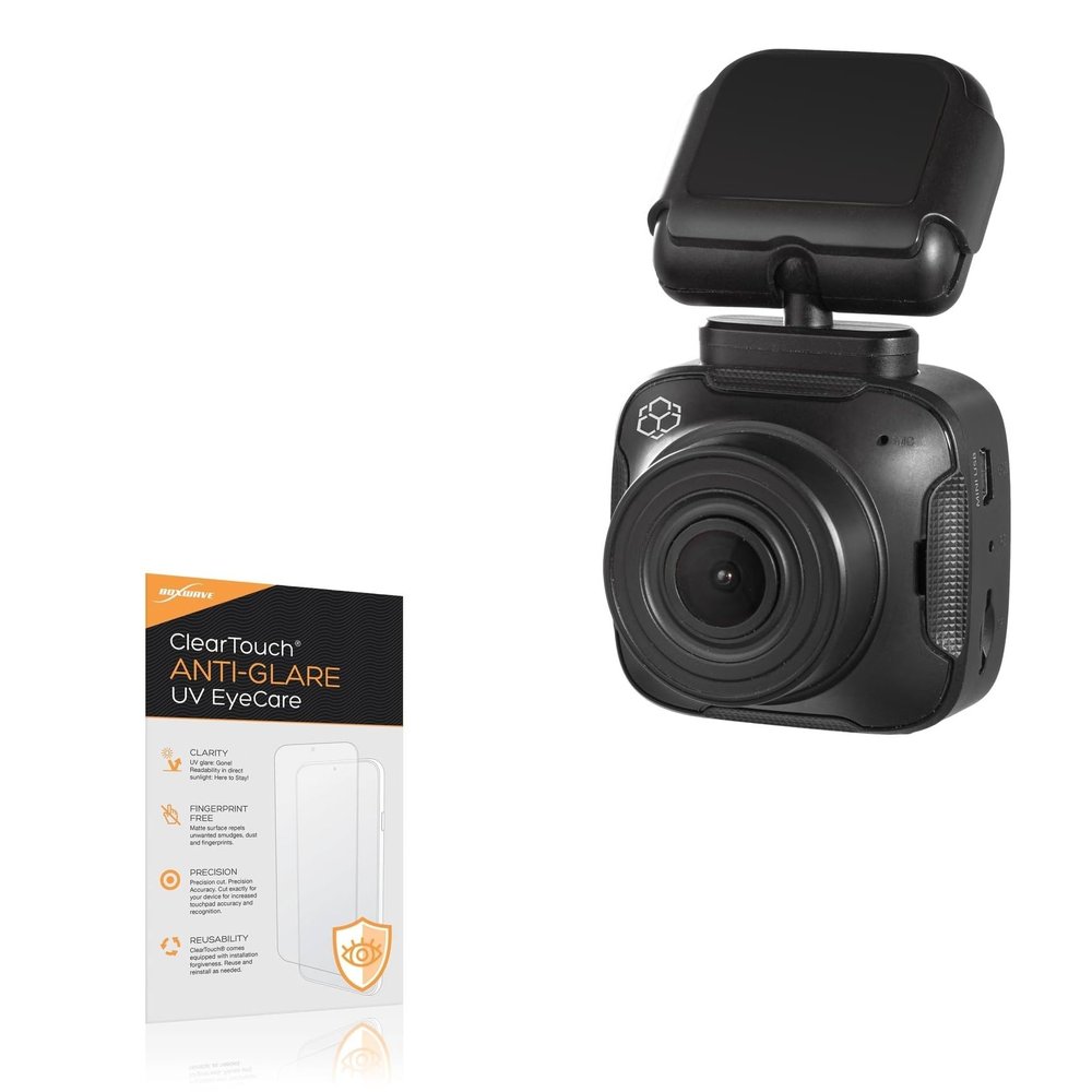 BoxWave Screen Protector Compatible with Yada RoadCam 1080p HD Smart Dash Cam (BT58187-6/2) - ClearTouch Anti-Glare Anti-UV EyeCare (2-Pack), Filters Out Harmful Blue Light Reduce Fatigue