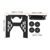 Haofy Magnetic Roof Mount Fit for Mini Iron Satellite Dish 4 Magnets 264lbs Holding Force Car Roof Mounting Kit for RVs Boat Yachts SUVs Metal Surfaces (C) view 4