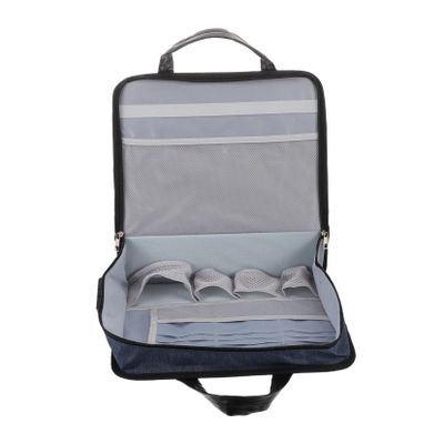 AKOOSY Portable Oxford File Organizer with Handle Secure Combination Lock for Business Meetings and Travel Professional Laptop Briefcase for Men