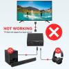 LICAEVEY 4K HDMI Audio Extractor Splitter to Optical 3.5mm AUX Audio Adapter Splitter Converter Support HDCP Digital DTS 5.1 PCM 2.1CH Pass view 2
