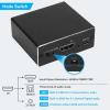 LICAEVEY 4K HDMI Audio Extractor Splitter to Optical 3.5mm AUX Audio Adapter Splitter Converter Support HDCP Digital DTS 5.1 PCM 2.1CH Pass view 3