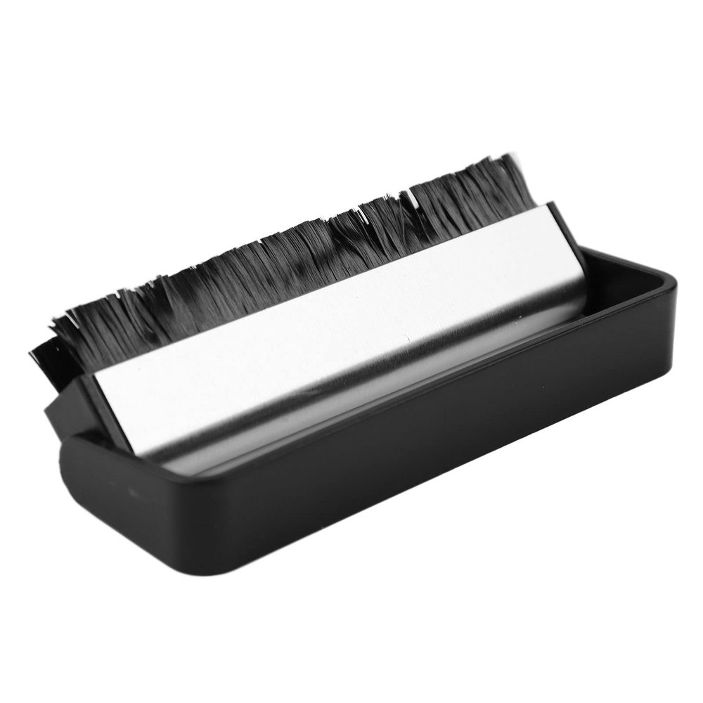 Alomejor Record Cleaning Brush Non Static Carbon Fiber for Turntables Phonograph DJ Player Equipment Accessories