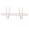 10pcs Stainless Steel Book Page Clips, Heavy Duty Sheet Music Holder for Playing Cooking Reading Electroplated Nonslip Page Turner (Rose Gold) view 2