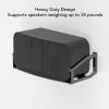 Asixxsix Speaker Wall Mount Holder Compatible with Sonos Five Speaker, Specifically Designed for Easy Access to Cable Connections, Quick Installation, Stainless Steel Material (Black) view 2