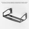 Asixxsix Speaker Wall Mount Holder Compatible with Sonos Five Speaker, Specifically Designed for Easy Access to Cable Connections, Quick Installation, Stainless Steel Material (Black) view 3