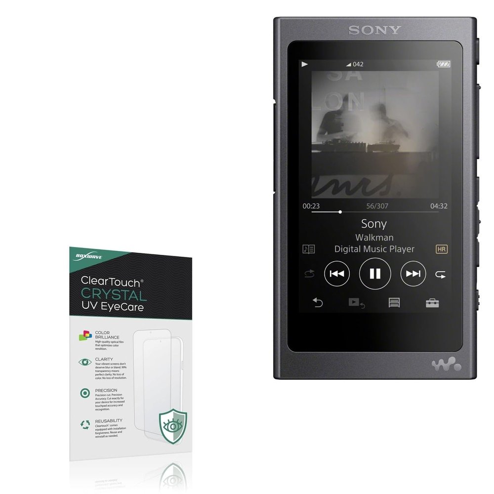 BoxWave Screen Protector Compatible With Sony NW-A45 - ClearTouch Crystal Anti-UV EyeCare (2-Pack), Filters out Harmful Blue Light Reduce Fatigue