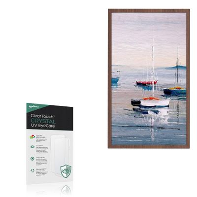 BoxWave Screen Protector Compatible With Dragon Touch Large Digital Picture Frame (21.5 in) - ClearTouch Crystal Anti-UV EyeCare (2-Pack), Filters out Harmful Blue Light Reduce Fatigue
