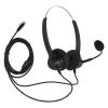 Binaural Headphones - Noise Canceling Double Sided Headset for Call Centers, Online Courses, and Conference Calls (Black) view 4