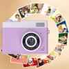 1080P 48MP Digital Camera with 8X Zoom, Anti Shake, MP3 Player, Games, Fill Light, 2.0 Inch TFT Screen for Travel and Everyday Use (Purple) view 4