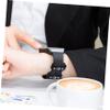 NUOBESTY 5 Pcs Silicone Watch Strap Buckles for Smartwatch Bands Adjustable Loop Clips Durable Lightweight and User-Friendly Accessories view 3