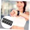 NUOBESTY 5 Pcs Silicone Watch Strap Buckles for Smartwatch Bands Adjustable Loop Clips Durable Lightweight and User-Friendly Accessories view 4