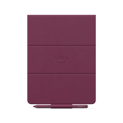 New Amazon Kindle Scribe Folio Cover with Magnetic Attach, Functional Protective Case - Premium Leather