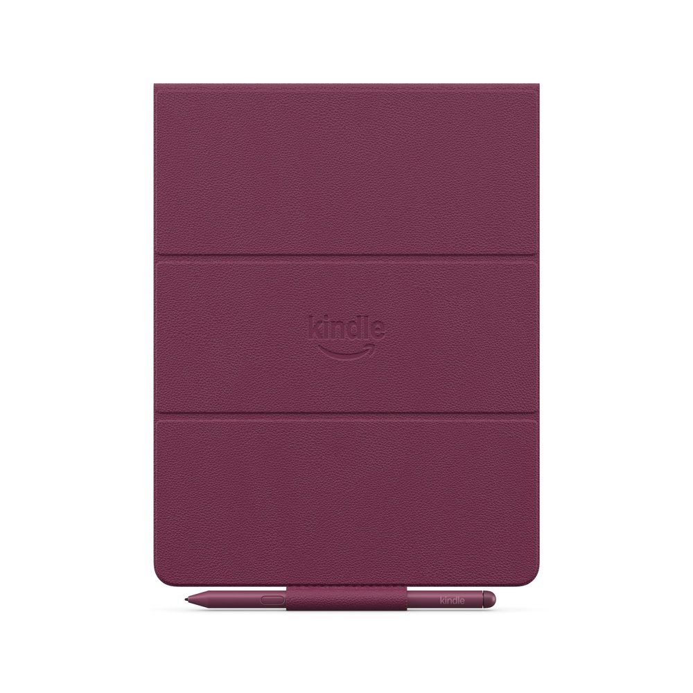 New Amazon Kindle Scribe Folio Cover with Magnetic Attach, Functional Protective Case - Premium Leather