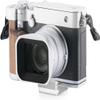 Tilta Vintage Camera Cage Compatible with Fujifilm GFX100RF  Travel Kit, Silver | L-Bracket with Wooden Grip, Top Plate, Hot Shoe Thumb Grip, ARCA Adapter, Strap Buckles | Lightweight Design view 1