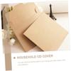 Healifty 25Pcs Kraft CD Bags and Lightweight Household CD Covers Multi Function Sealing CD Envelopes for Secure Storage for Music and Film Protection view 2