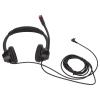 2.5mm Office Headset - Noise Cancelling Microphone, Dual Ear Comfort for Call Center Use, for Phone Sales and Customer Service view 1