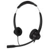 2.5mm Office Headset - Noise Cancelling Microphone, Dual Ear Comfort for Call Center Use, for Phone Sales and Customer Service view 2