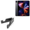 BoxWave Stand and Mount Compatible with Apple iPad Pro 12.9" (6th Gen 2022) - Desktop Aluminum SoloStand, Adjustable Hands-Free Portable with Rubber Feet - Jet Black view 1