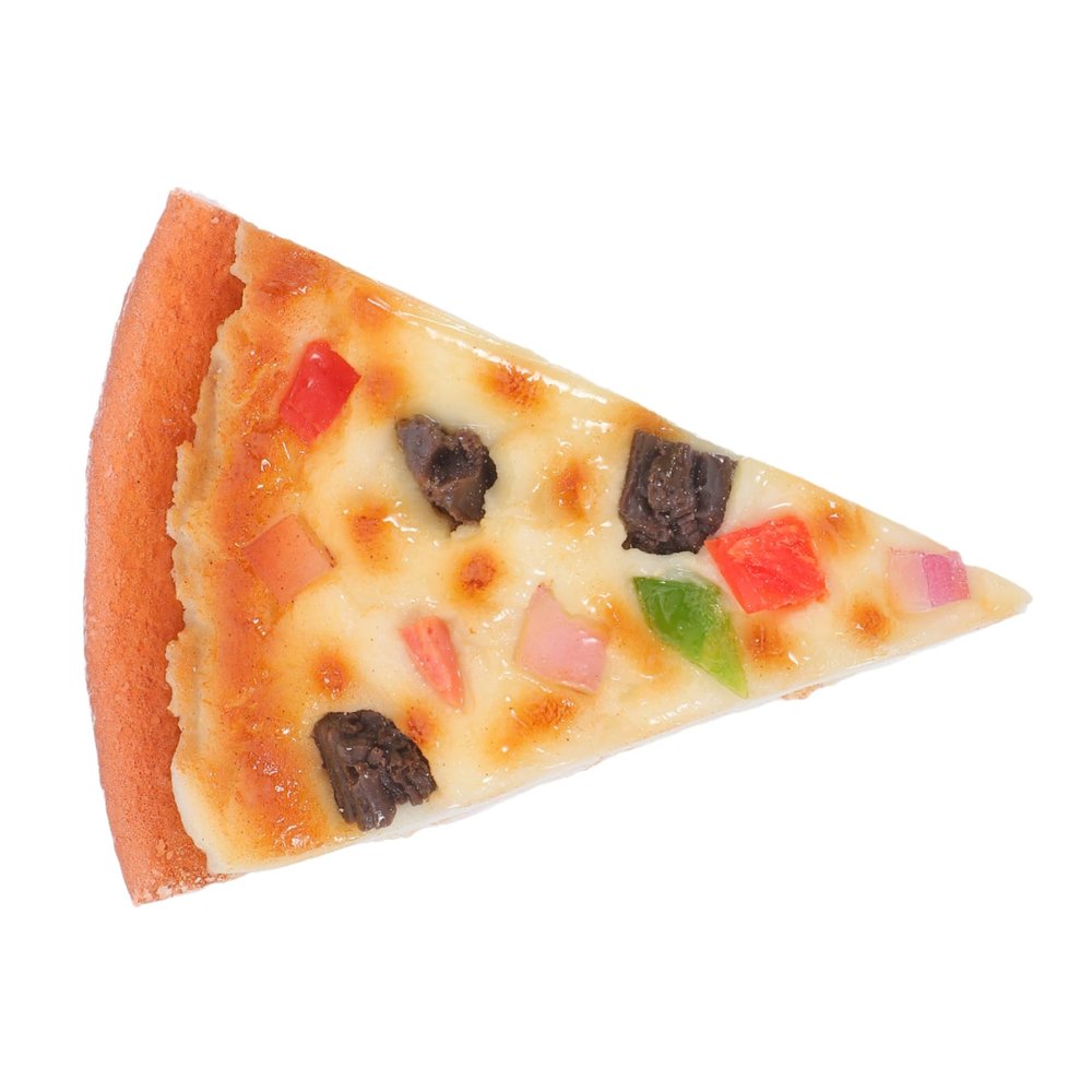 GARIOUANS Realistic Artificial Pizza Slice Model Faux Food Prop for Photography Home and Creative Play for Role Playing Activities and Themed Events