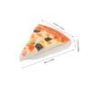 GARIOUANS Realistic Artificial Pizza Slice Model Faux Food Prop for Photography Home and Creative Play for Role Playing Activities and Themed Events view 2