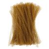 100Pcs 14.3mm Iron Spiral Binding Coils, 48 Teeth 4:1 Pitch, 115 Sheet Capacity for A4 Paper, 360 Degree Rotatable, Easy to Cut and Bind (Gold) view 1