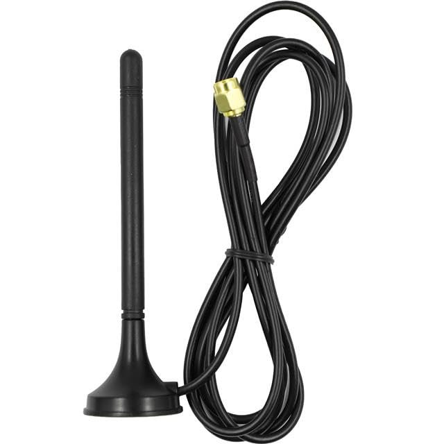 LTE Monopole Cellular Antenna, SMA RF Wide Band with Magnetic Mount, for Car and Truck