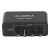 Aramox 4 Way Sound Channel Splitter Stereo Switch Box for Multiple Audio Devices, No Noise view 3