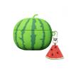 3D Fruit Case Compatible for AirPods1/2/3/4/AirPods Pro with Pendant Keychain, Kiwi Banana Orange Dragon Fruit Headphone Case for AirPods, Shockproof AirPods Cover (Airpods Pro 2,Watermelon) view 1