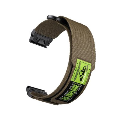 22mm 26mm Quick Fit Nylon Strap for Garmin Fenix 7 7X 6 6X Pro 5X, Fenix8 51mm 47mm Tactix7, Enduro 3 2 Bracelet(Army Blue,22mm)